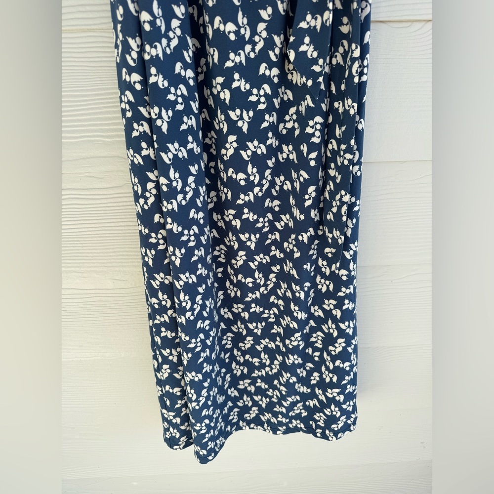Ralph Lauren Elegant Blue Floral One-Shoulder Dress - Picture 8 of 13